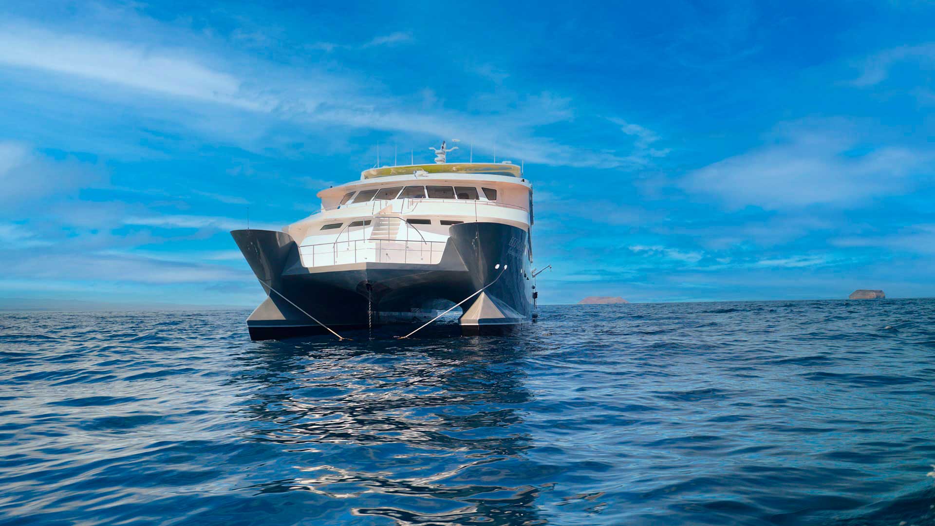  Slide Exterior Ecogalaxy Catamaran- Galaxy Cruises