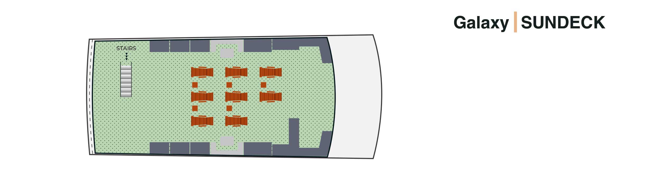 Sundeck and Upper Deck - Galaxy Yacht